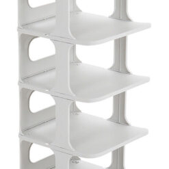 HOME USE παπουτσοθήκη HUH-0150, 5 θέσεων, 24.5×26.5x60cm, γκρι Οικιακός εξοπλισμός Οικιακός εξοπλισμός