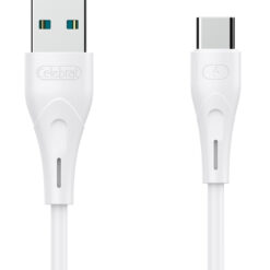 CELEBRAT καλώδιο USB-C σε USB CB-18T, 3A, 480Mbps, 1m, λευκό USB-C (Type-C) USB-C