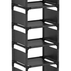 HOME USE υφασμάτινη παπουτσοθήκη HUH-0132, 7 θέσεων, 33x28x128cm, γκρι Οικιακός εξοπλισμός Οικιακός εξοπλισμός
