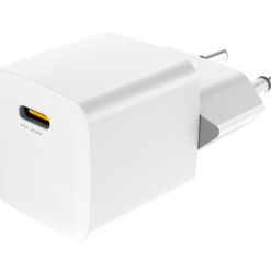 POWERTECH φορτιστής τοίχου PT-1223, USB-C, 20W, λευκός Mobile 1 2