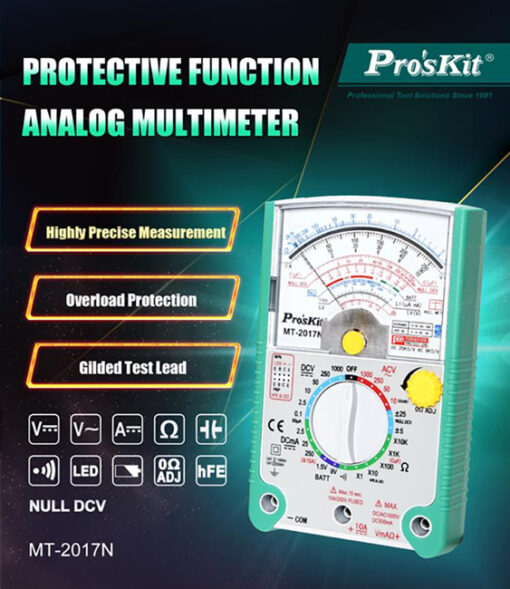 PROSKIT αναλογικό πολύμετρο MT-2017N, DCV, ACV Service & Εργαλεία Εργαλεία 2