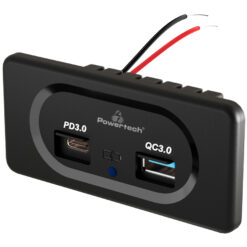 POWERTECH πρίζα USB για σκάφη & οχήματα PTL-008, USB & USB-C, 36W Service & Εργαλεία Εργαλεία