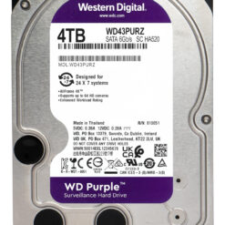 WD σκληρός δίσκος 3.5" Purple Surveillance 4TB, 256MB, 5400RPM, SATA III PC & Αναβάθμιση 4TB
