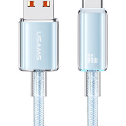 USAMS καλώδιο USB-C σε USB US-SJ658, 66W, 480Mbps, 1.2m, μπλε USB-C (Type-C) USB-C