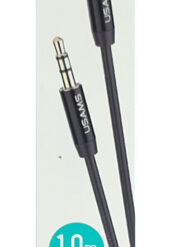 USAMS καλώδιο ήχου 3.5mm YP-01, AUX, 1m, μαύρο Ήχος 3.5mm 2