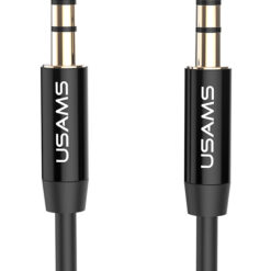 USAMS καλώδιο ήχου 3.5mm YP-01, AUX, 1m, μαύρο Ήχος 3.5mm