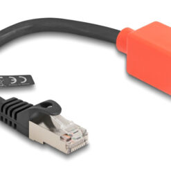 DELOCK αντάπτορας αποτροπής φθοράς RJ45 88197, CAT 6A S/FTP, 20cm Διάφορα Δικτύου -