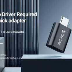 CELEBRAT αντάπτορας USB-C σε USB 3.0 CA-04, 5Gbps, μαύρος USB-C (Type-C) USB-C 2