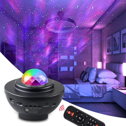 LED επιτραπέζιο φωτιστικό ZS49 με προβολέα & ηχείο, Bluetooth, μαύρο Σπίτι & Gadgets Επιτραπέζιο φωτιστικό 2