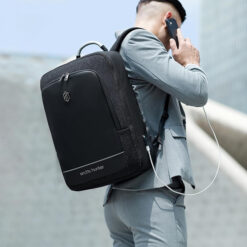 ARCTIC HUNTER τσάντα πλάτης B00227L με θήκη laptop 17", 41L, USB, μαύρη Προσωπική Φροντίδα 17" 2