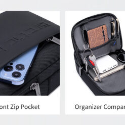 ARCTIC HUNTER τσάντα Crossbody XB00541, με θήκη tablet, 4L, μαύρη Προσωπική Φροντίδα - 2