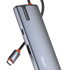 LDNIO docking station DS-16H, 6 θυρών, USB-C σύνδεση, 4K, 100W PD, γκρι Docking Station Docking Station