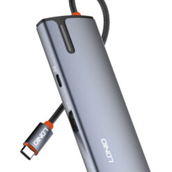 LDNIO docking station DS-15H, 5 θυρών, USB-C σύνδεση, 4K, 100W PD, γκρι Docking Station Docking Station