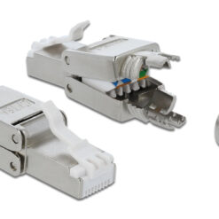 DELOCK βύσμα RJ45 CAT 6A STP 86477, tool-free, ασημί Διάφορα Δικτύου -