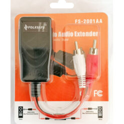FOLKSAFE audio extender FS-2001AA μέσω καλωδίου RJ45, RCA σε RCA, έως 1000m Ήχος RCA 2