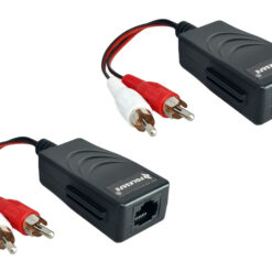FOLKSAFE audio extender FS-2001AA μέσω καλωδίου RJ45, RCA σε RCA, έως 1000m Ήχος RCA