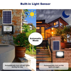 POWERTECH LED ηλιακός προβολέας PT-1268, 120W, 4000K, 1200lm, 15000mA, IP65 Προβολείς πάνω από 100W 2