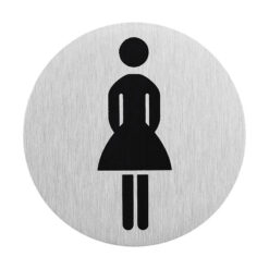 SEILFLECHTER πινακίδα WC γυναικών 972090, αυτοκόλλητη, Φ75mm Είδη Σπιτιού Είδη Σπιτιού