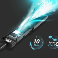 SILICON POWER θήκη για M.2 PCIe NVMe/SATA SSD PD60, tool free, 10Gbps, μαύρη Θήκες & Trays Σκληρών Δίσκων Θήκες & Trays Σκληρών Δίσκων 2