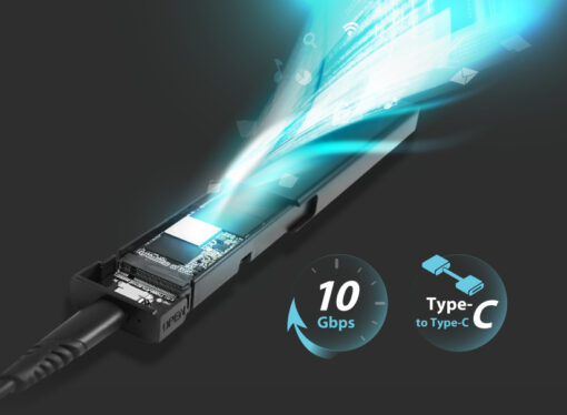 SILICON POWER θήκη για M.2 PCIe NVMe/SATA SSD PD60, tool free, 10Gbps, μαύρη Θήκες & Trays Σκληρών Δίσκων Θήκες & Trays Σκληρών Δίσκων 2