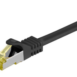 GOOBAY καλώδιο δικτύου 91581, CAT 7 S/FTP, copper, 500MHz, 0.50m, μαύρο Δίκτυο Cat 7