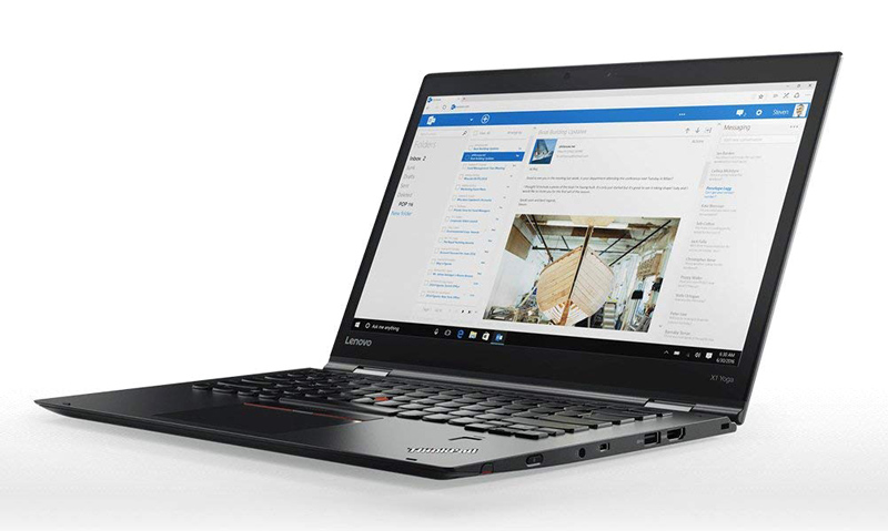 LENOVO Laptop X1 Yoga 2nd Gen, Refurbished Grade B, i7-7600U, 16/512GB M.2, 14", Cam, HD Graphics 620, FreeDOS Refurbished Laptops i7 7th Gen