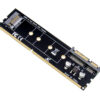 POWERTECH κάρτα επέκτασης 16x PCIe σε M.2 M Key NVMe ST529 PC & Αναβάθμιση M.2 SSD 2