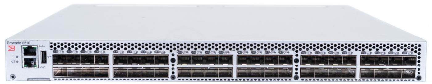 SWITCH DELL BROCADE 6510 48-Ports/48-Ports 16G 2x 125W (P/N: KN9TD) w/ Rkmnts Networking Networking