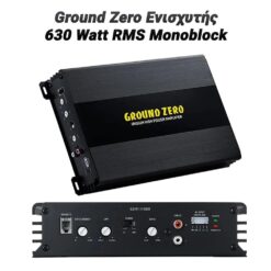 Ground Zero Ενισχυτής Subwoofer 630 Watt RMS Monoblock Auto-Moto-Bike, Promo 3 Auto-Moto-Bike, Promo 3/Ground Zero Ενισχυτής Subwoofer 630 Watt RMS Monoblock/