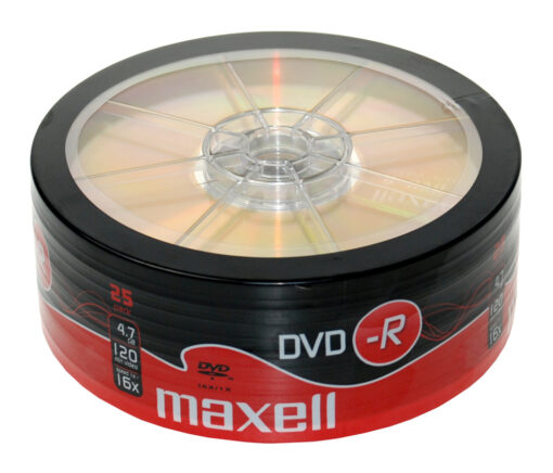MAXELL DVD-R 4.7GB/120min, 16x speed, spindle pack 25τμχ Αναλώσιμα - Είδη Γραφείου 25 τμχ