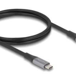 DELOCK καλώδιο USB-C 81191, 240W, 40 Gbps, 8K, 1m, E-Marker, μαύρο USB-C (Type-C) USB-C 2
