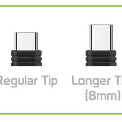 POWERTECH καλώδιο USB σε USB-C CAB-U130, 8mm tip, 25W, 1.5m, μαύρο-γκρι USB-C (Type-C) USB-C 2