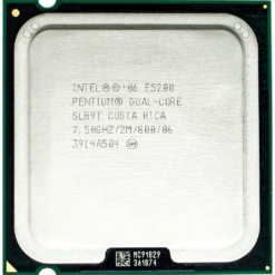 CPU INTEL PENTIUM E5200 2.50Ghz 2C 2MB LGA775 CPU CPU