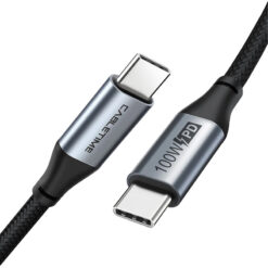 CABLETIME καλώδιο USB-C CMCM100W, 100W PD, 480Mbps, 1.5m, μαύρο USB-C (Type-C) USB-C