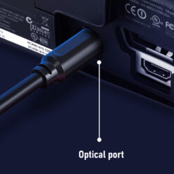 CABLETIME καλώδιο ήχου Toslink CT-AV380-H035, 2m, μαύρο Ήχος Toslink 2