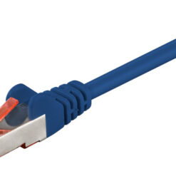 GOOBAY καλώδιο δικτύου 95492, CAT 6 S/FTP, CCA, 250MHz, 2m, μπλε Δίκτυο Cat 6