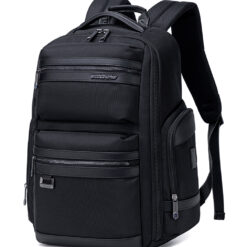 ARCTIC HUNTER τσάντα πλάτης B00682 με θήκη laptop 15.6", USB, λουκέτο TSA, 23.5L, μαύρη Προσωπική Φροντίδα 15.6"