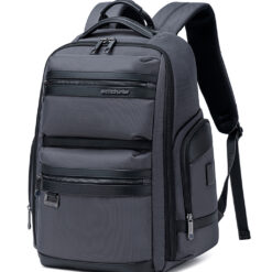 ARCTIC HUNTER τσάντα πλάτης B00682 με θήκη laptop 15.6", USB, λουκέτο TSA, 23.5L, γκρι Προσωπική Φροντίδα 15.6"