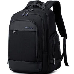 ARCTIC HUNTER τσάντα πλάτης B00683 με θήκη laptop 15.6", USB, 20.5L, μαύρη Προσωπική Φροντίδα 15.6"