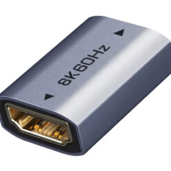 CABLETIME αντάπτορας HDMI CT-HEF8K-AG, 8K/60Hz, 4K/120Hz, 48 Gbps, γκρι Εικόνα 8K