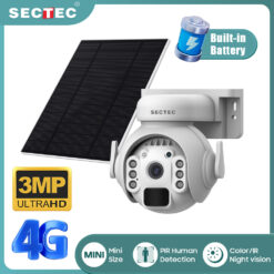 SECTEC smart ηλιακή κάμερα ST-515C-3M-4G-EU-5W, 3MP, 4G, SD, PTZ, IP65 Smart Κάμερες outdoor 2