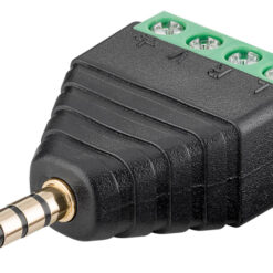 GOOBAY βύσμα 3.5mm σε Terminal Block 4-pin 59198 Ήχος 3.5mm