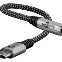 GOOBAY αντάπτορας USB-C σε 3.5mm 74056, γκρι USB-C (Type-C) USB-C