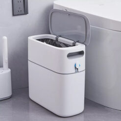 ECOCO κάδος απορριμμάτων E2244 με σακούλες, 12lt, λευκός Είδη Σπιτιού Είδη Σπιτιού 2