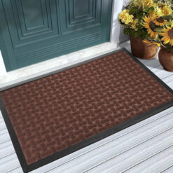 HOME USE πατάκι εισόδου HUH-0211, αντιολισθητικό, 60x40cm, 5mm πάχος, καφέ Είδη Σπιτιού Είδη Σπιτιού 2