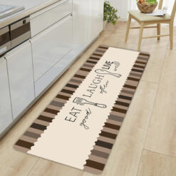HOME USE πατάκι κουζίνας HUH-0218, αντιολισθητικό, 120x40cm, 3.5mm πάχος, καφέ Είδη Σπιτιού Είδη Σπιτιού 2