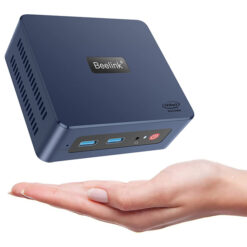 BEELINK mini PC Mini S, Intel CPU N5095, 8GB, 256GB SSD, Windows 11 Pro PC & Αναβάθμιση Mini PC 2