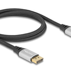 DELOCK καλώδιο DisplayPort 2.1 80633, 16K/60Hz, 40 Gbps, 1m, μαύρο Εικόνα 16K 2