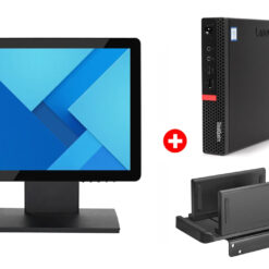 LENOVO PC ThinkCentre M720Q Tiny Refurbished Grade A Repainted, οθόνη αφής 15" & βάση PC Refurbished PC i5 8th Gen