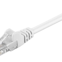 GOOBAY καλώδιο δικτύου 68500, CAT 5e U/UTP, 100 MHz, CCA, 0.5m, λευκό Δίκτυο Cat 5e